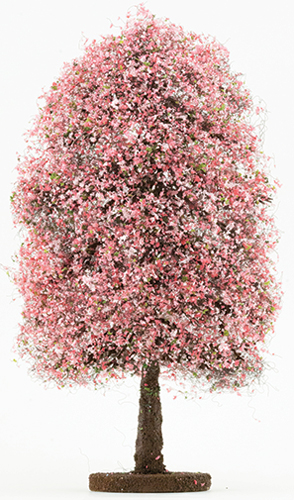 Dollhouse Miniature Bush: Pink-Fuchsia, Large